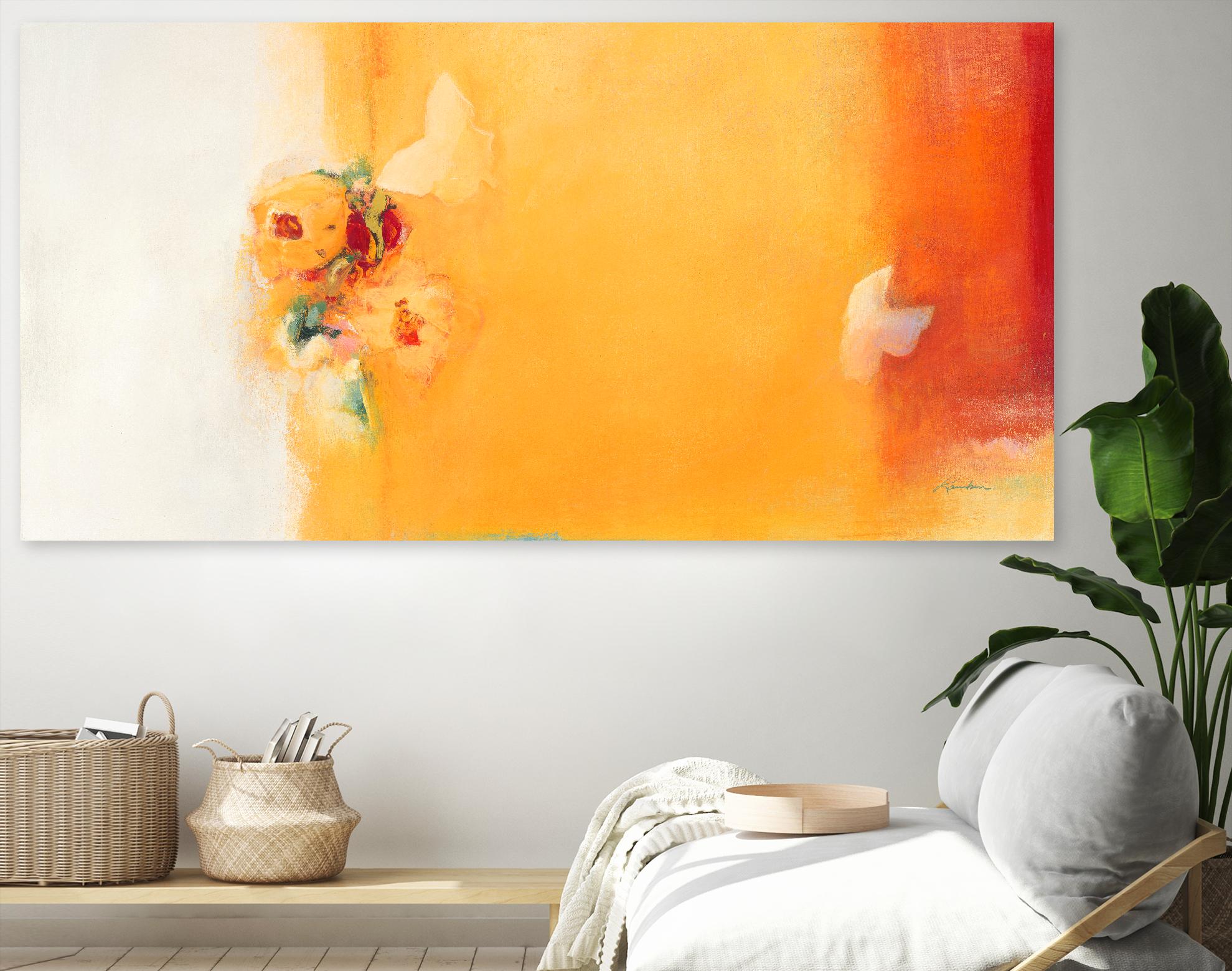 Eden 2 by Diane Lambin on GIANT ART - yellow abstract