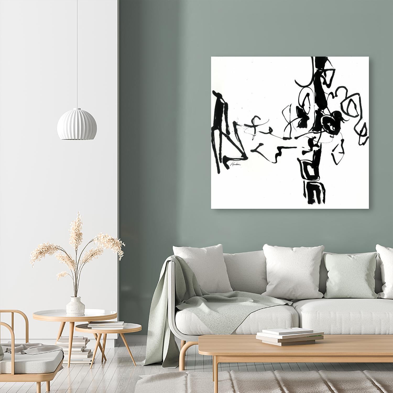 Black 5 by Diane Lambin on GIANT ART - white abstract artiste québécois