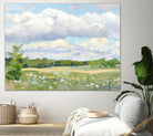 Blue Chickory Fields by Ron Simpkins on GIANT ART - blue landscape