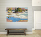 Little Running River by Ron Simpkins on GIANT ART - green landscape canadiens