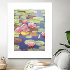Passion in Pink by Ron Simpkins on GIANT ART - pink flowers nénuphars