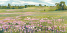 Picnic in Pink by Ron Simpkins on GIANT ART - green landscape