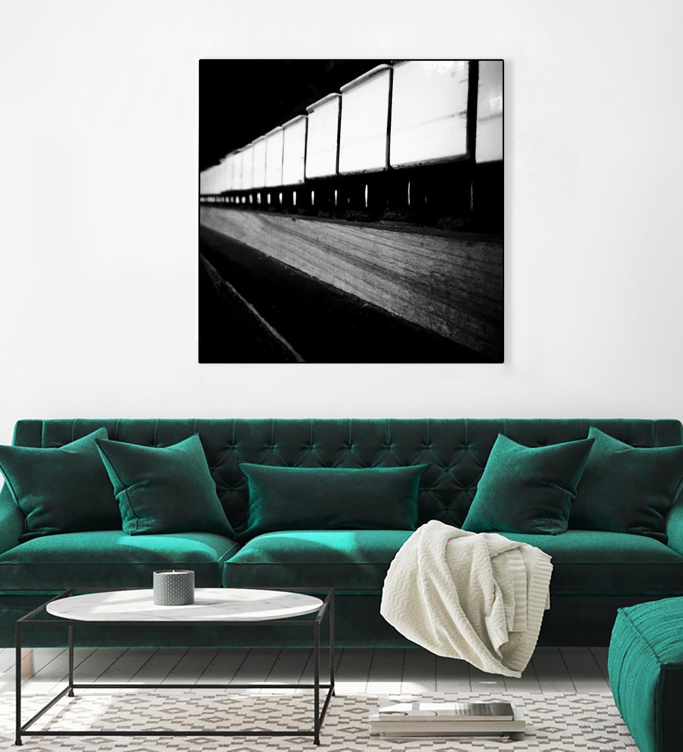 Piano IV by Jean-François Dupuis on GIANT ART - white black & white piano key