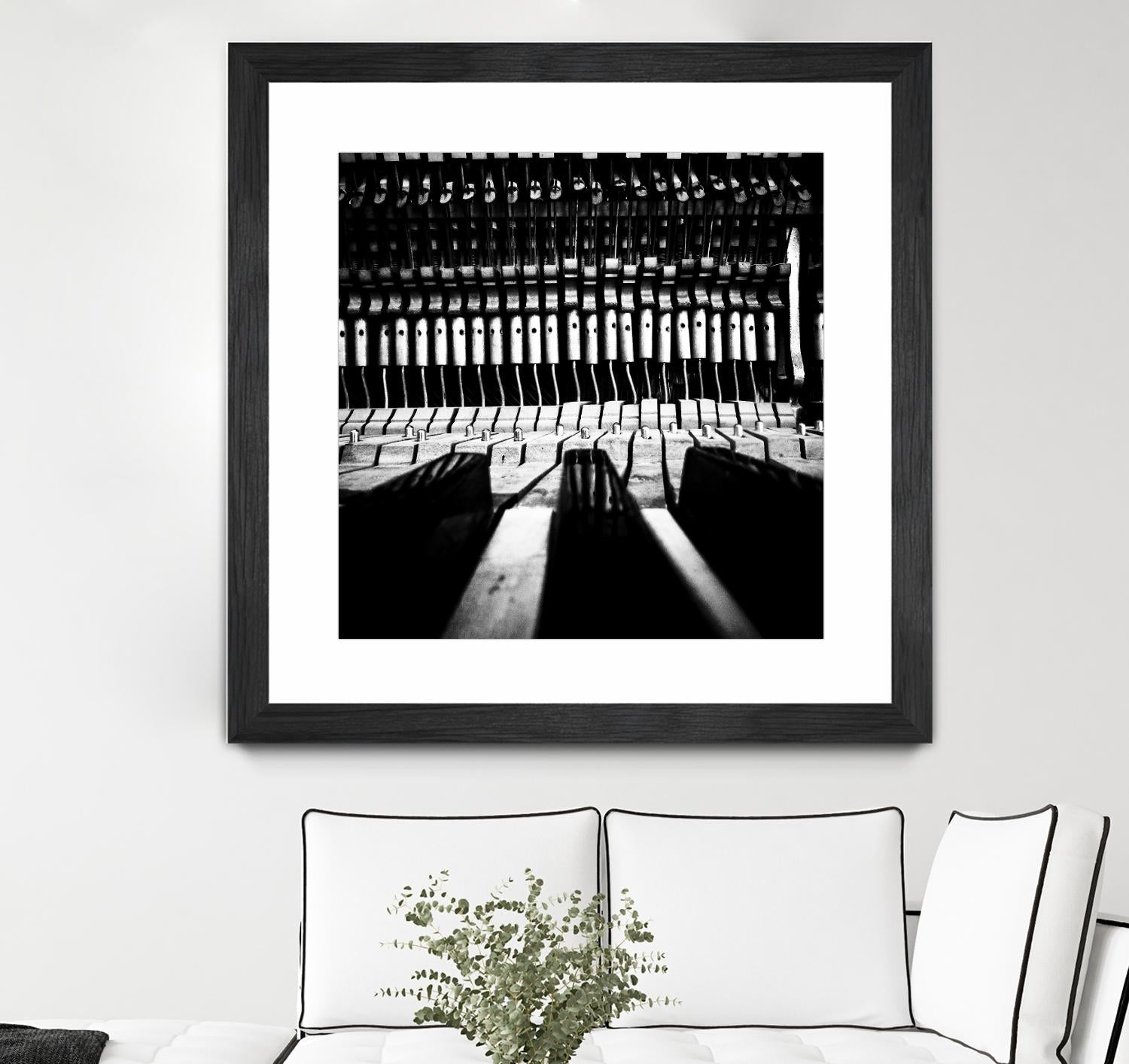Piano V by Jean-François Dupuis on GIANT ART - white black & white piano