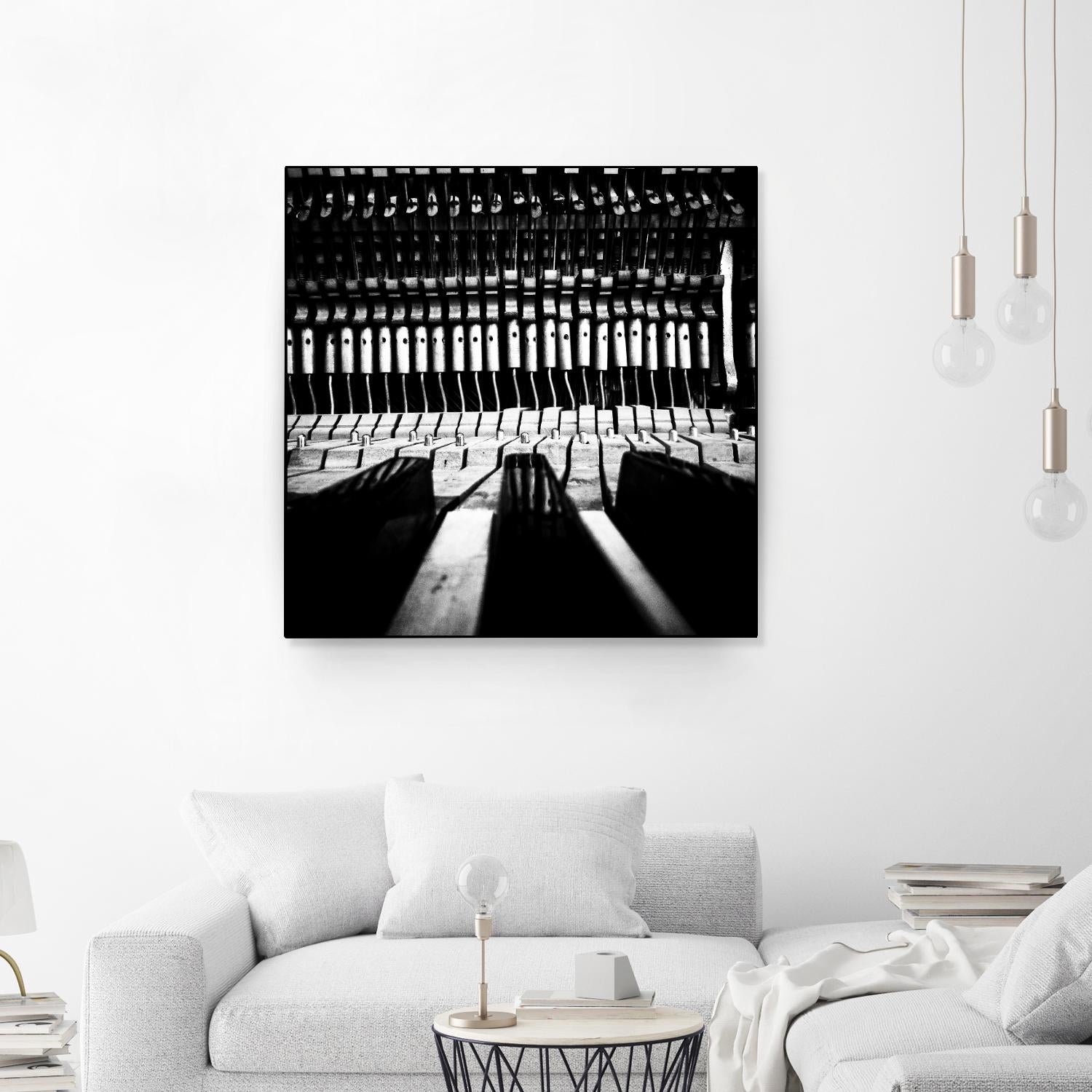 Piano V by Jean-François Dupuis on GIANT ART - white black & white piano