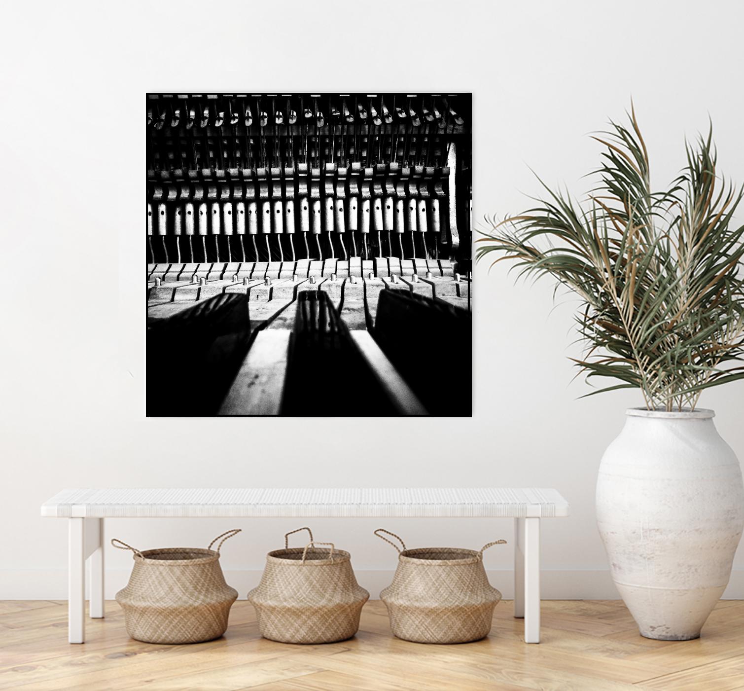 Piano V by Jean-François Dupuis on GIANT ART - white black & white piano