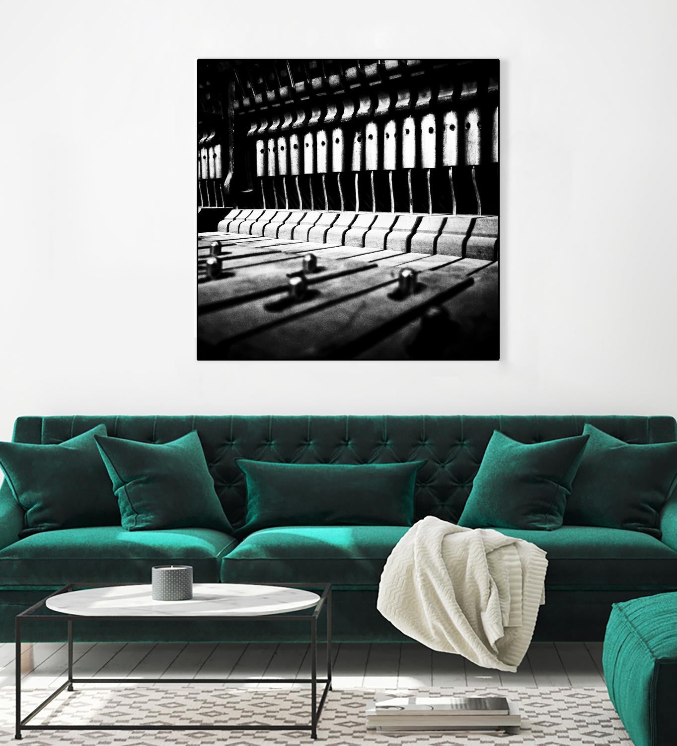 Piano VI by Jean-François Dupuis on GIANT ART - white black & white piano