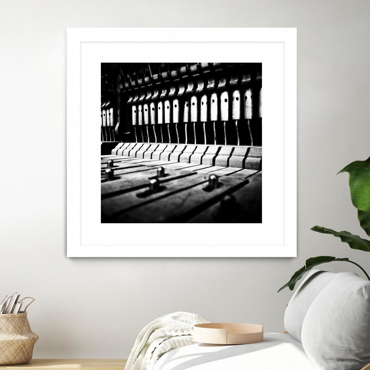 Piano VI by Jean-François Dupuis on GIANT ART - white black & white piano