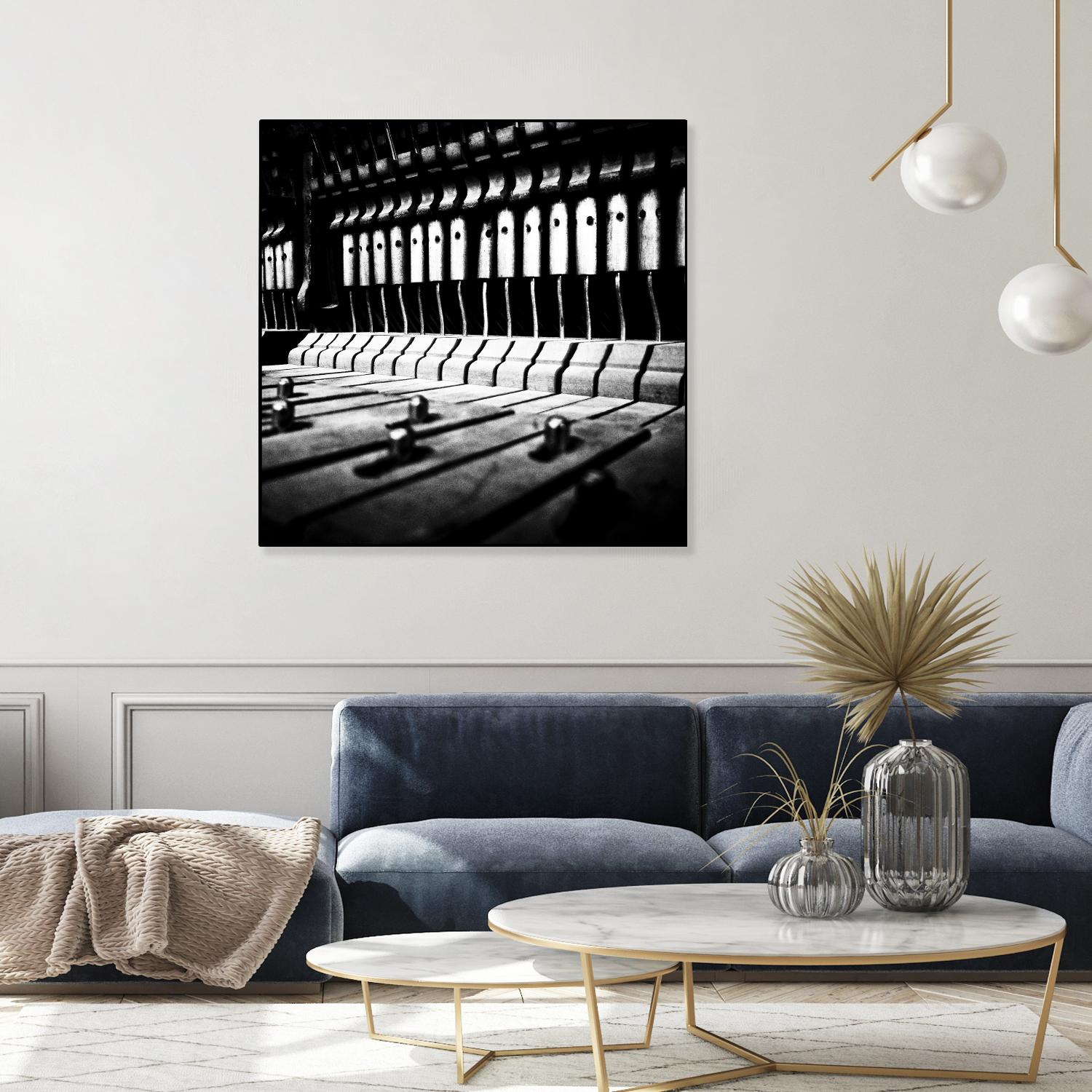 Piano VI by Jean-François Dupuis on GIANT ART - white black & white piano