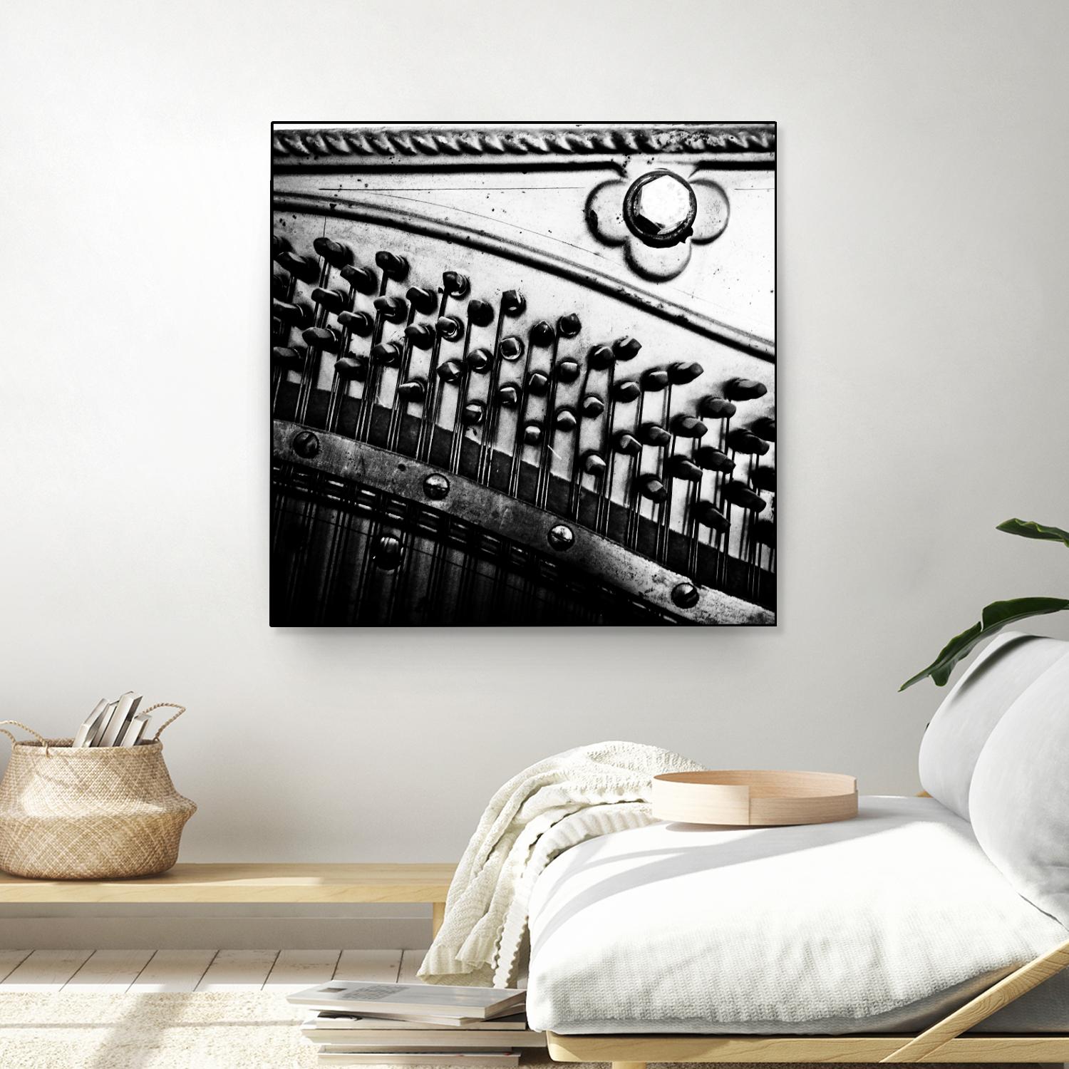 Piano VII by Jean-François Dupuis on GIANT ART - white black & white piano