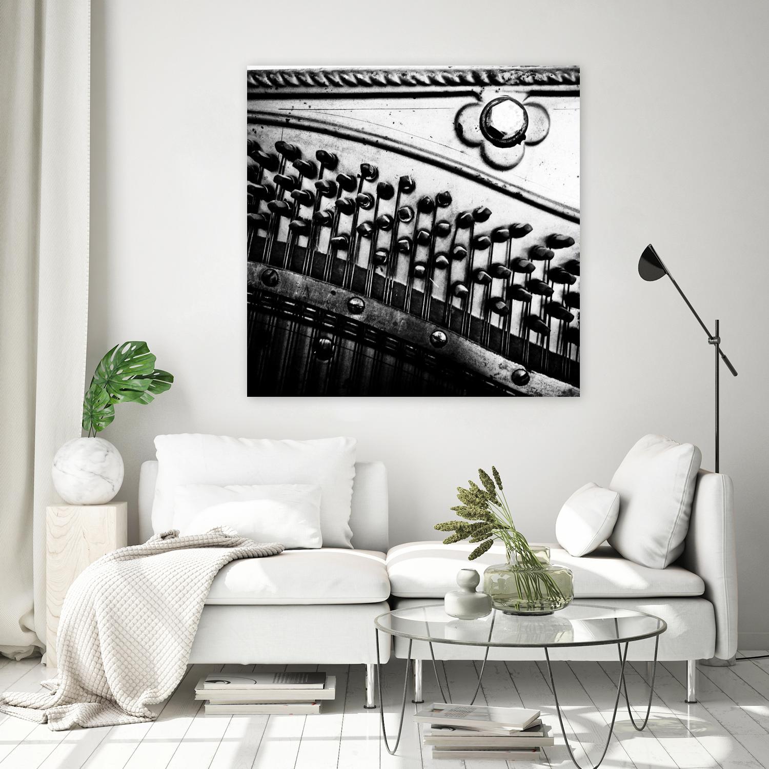 Piano VII by Jean-François Dupuis on GIANT ART - white black & white piano