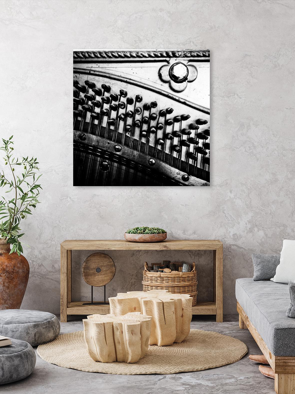 Piano VII by Jean-François Dupuis on GIANT ART - white black & white piano