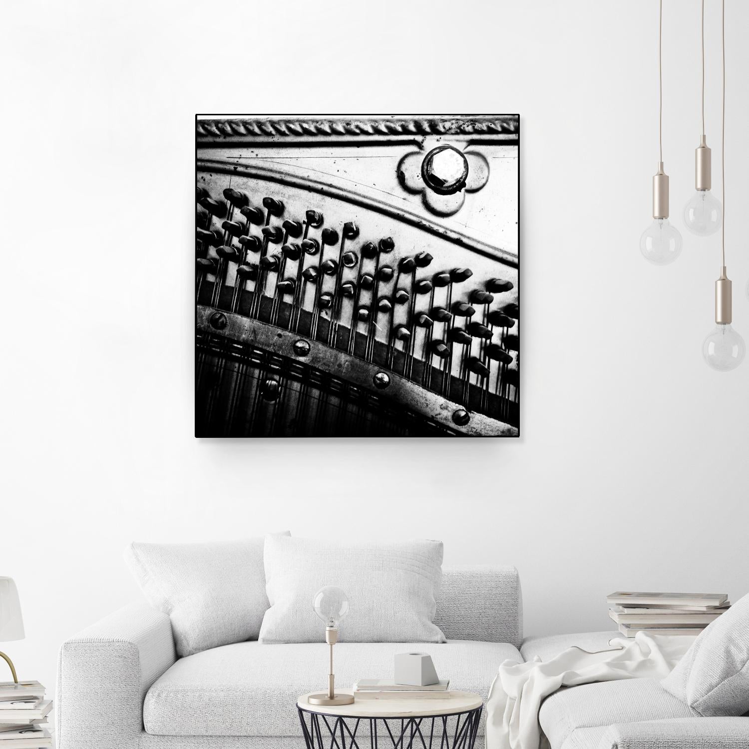 Piano VII by Jean-François Dupuis on GIANT ART - white black & white piano