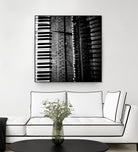 Piano VIII by Jean-François Dupuis on GIANT ART - white black & white piano key