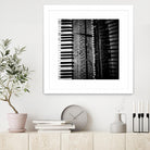 Piano VIII by Jean-François Dupuis on GIANT ART - white black & white piano key