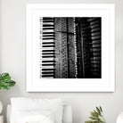 Piano VIII by Jean-François Dupuis on GIANT ART - white black & white piano key