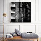 Piano VIII by Jean-François Dupuis on GIANT ART - white black & white piano key