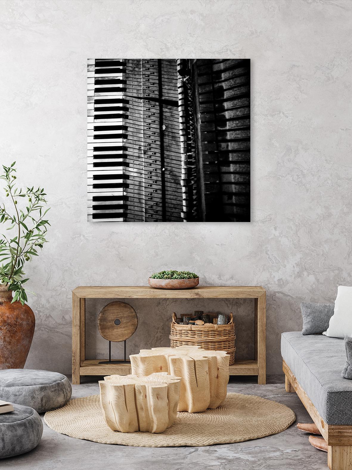 Piano VIII by Jean-François Dupuis on GIANT ART - white black & white piano key