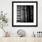 Piano VIII by Jean-François Dupuis on GIANT ART - white black & white piano key