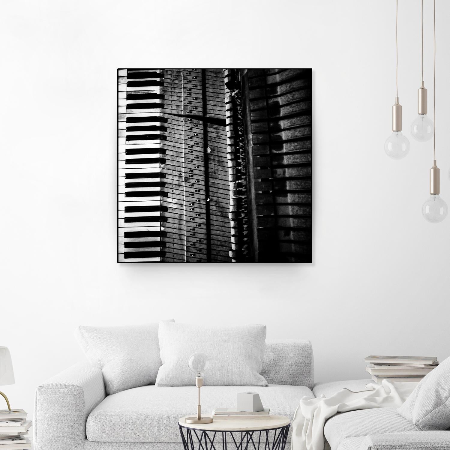 Piano VIII by Jean-François Dupuis on GIANT ART - white black & white piano key