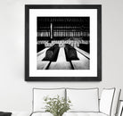 Piano XI by Jean-François Dupuis on GIANT ART - white black & white piano key
