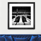 Piano XI by Jean-François Dupuis on GIANT ART - white black & white piano key