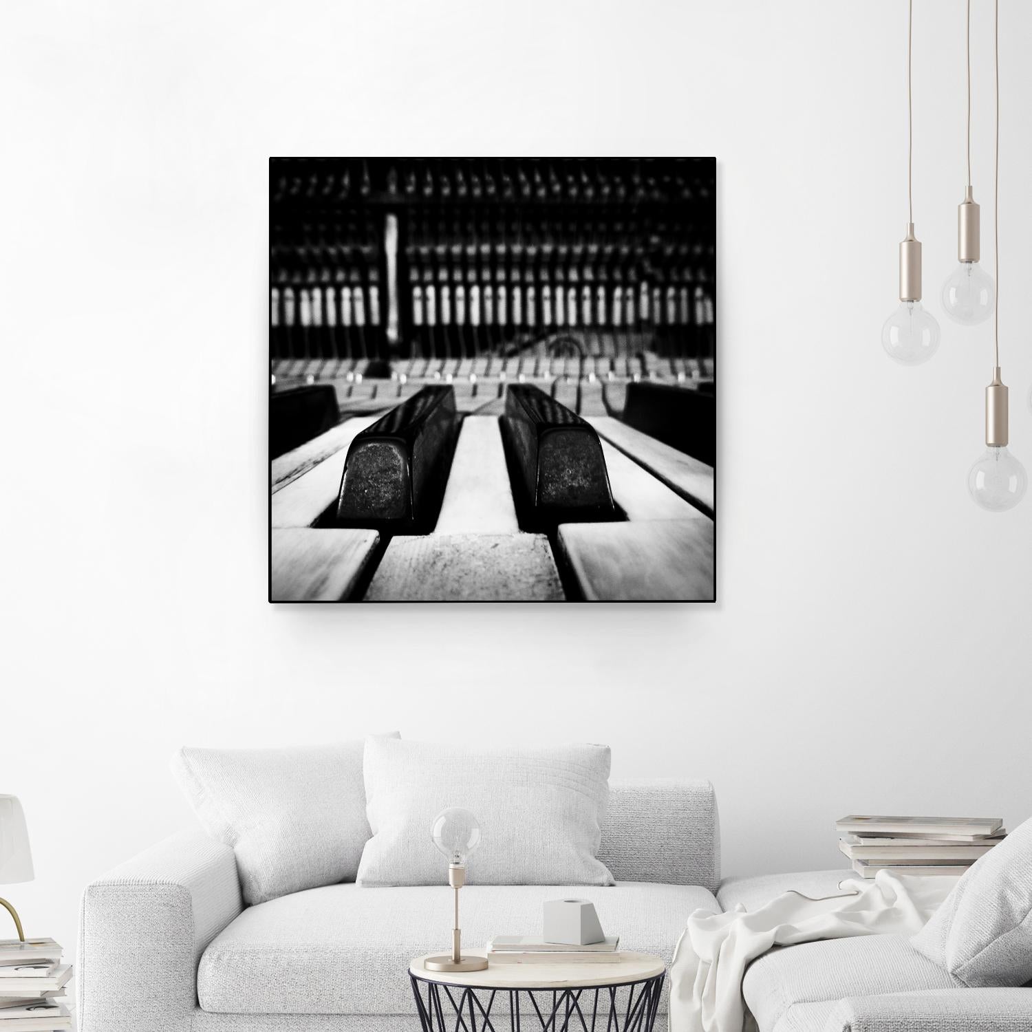 Piano XI by Jean-François Dupuis on GIANT ART - white black & white piano key