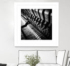 Piano XII by Jean-François Dupuis on GIANT ART - white black & white piano