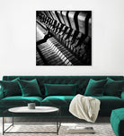 Piano XII by Jean-François Dupuis on GIANT ART - white black & white piano