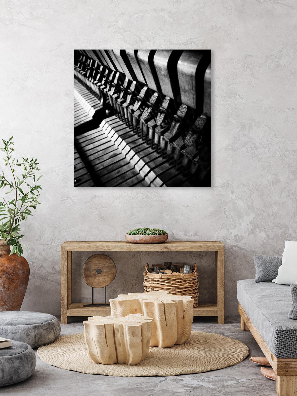 Piano XII by Jean-François Dupuis on GIANT ART - white black & white piano