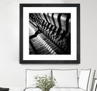 Piano XII by Jean-François Dupuis on GIANT ART - white black & white piano