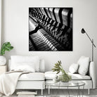 Piano XII by Jean-François Dupuis on GIANT ART - white black & white piano
