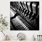 Piano XII by Jean-François Dupuis on GIANT ART - white black & white piano