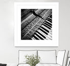Piano XVI by Jean-François Dupuis on GIANT ART - white black & white piano