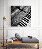 Piano XVI by Jean-François Dupuis on GIANT ART - white black & white piano