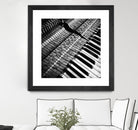 Piano XVI by Jean-François Dupuis on GIANT ART - white black & white piano