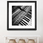 Piano XVI by Jean-François Dupuis on GIANT ART - white black & white piano