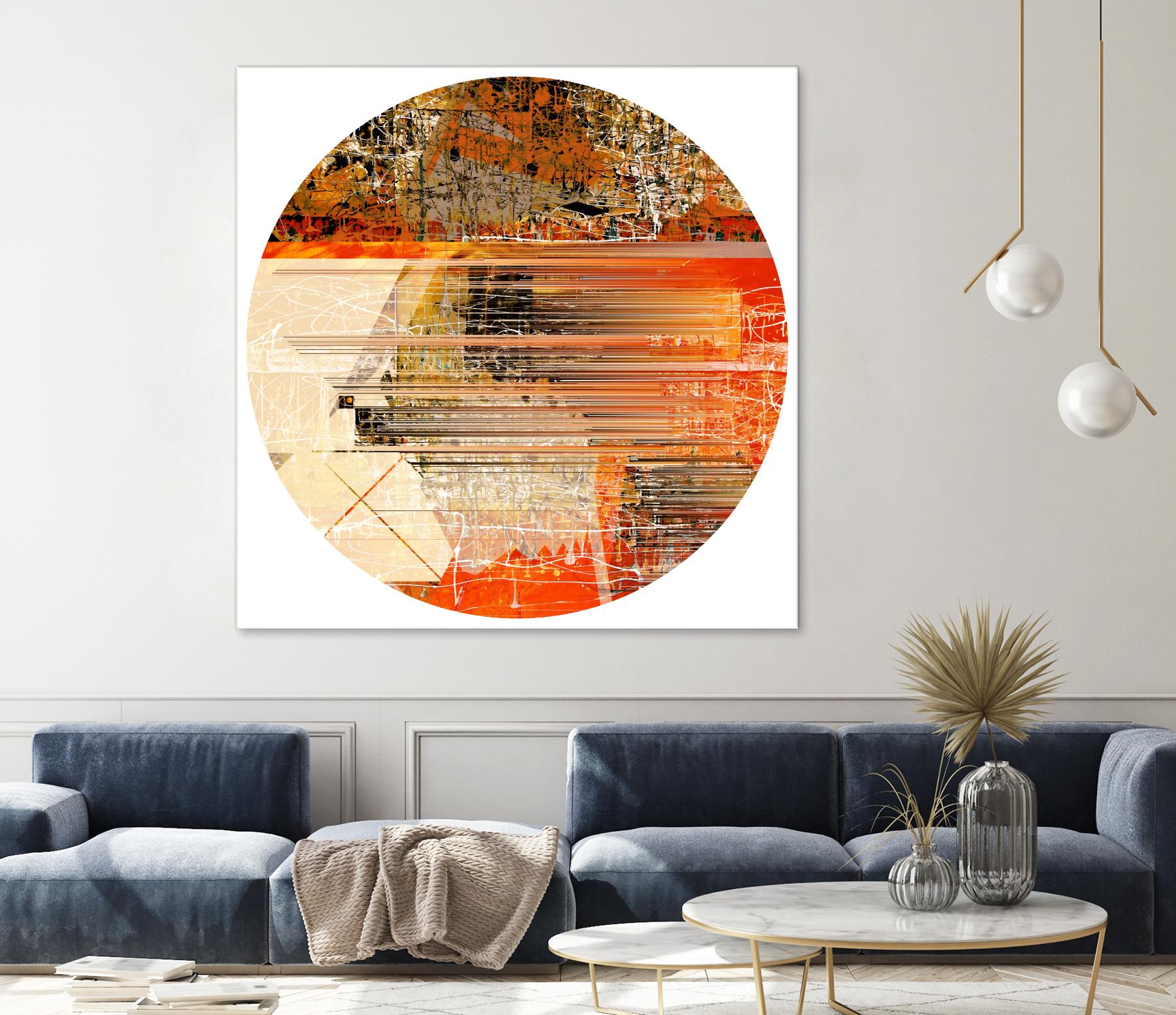Circa V by Jean-François Dupuis on GIANT ART - yellow abstract