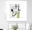 Tour de piste 4 by Sylvie Cloutier on GIANT ART - green abstract