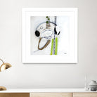 Tour de piste 4 by Sylvie Cloutier on GIANT ART - green abstract