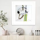 Tour de piste 4 by Sylvie Cloutier on GIANT ART - green abstract