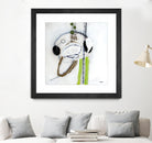 Tour de piste 4 by Sylvie Cloutier on GIANT ART - green abstract