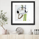 Tour de piste 4 by Sylvie Cloutier on GIANT ART - green abstract