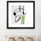 Tour de piste 4 by Sylvie Cloutier on GIANT ART - green abstract