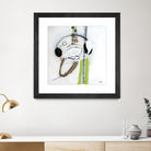 Tour de piste 4 by Sylvie Cloutier on GIANT ART - green abstract