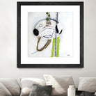 Tour de piste 4 by Sylvie Cloutier on GIANT ART - green abstract
