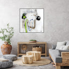 Tour de piste 3 by Sylvie Cloutier on GIANT ART - green abstract