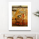 Perle d’Orient by Roland Palmaerts on GIANT ART - orange typography newspaper