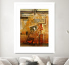 Perle d’Orient by Roland Palmaerts on GIANT ART - orange typography newspaper