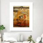 Perle d’Orient by Roland Palmaerts on GIANT ART - orange typography newspaper